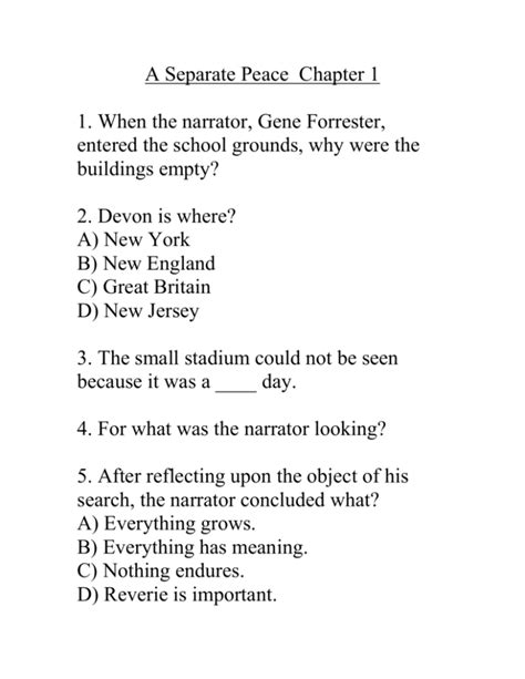 a separate peace chapter 1.